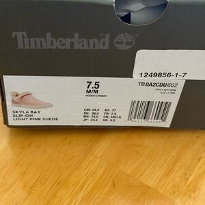 Timberland Skyla Bay Light Pink Suede Slip-Ons
